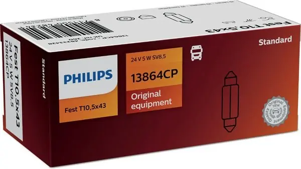 Sezónní Sleva Žárovka Philips C5W, 13864CP