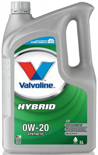 Motorový olej Valvoline Hybrid C5 0W-20, 5L Originální