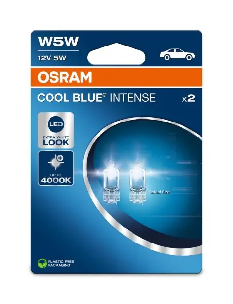 Přímo Od Výrobce Žárovka Osram W5W, Cool Blue Intense Next Gen. 2825CBN-2BL