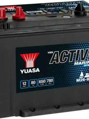 Baterie Yuasa YBX Active Marine 12V, 80Ah, 650A, M26-80 Bezpečná Platba