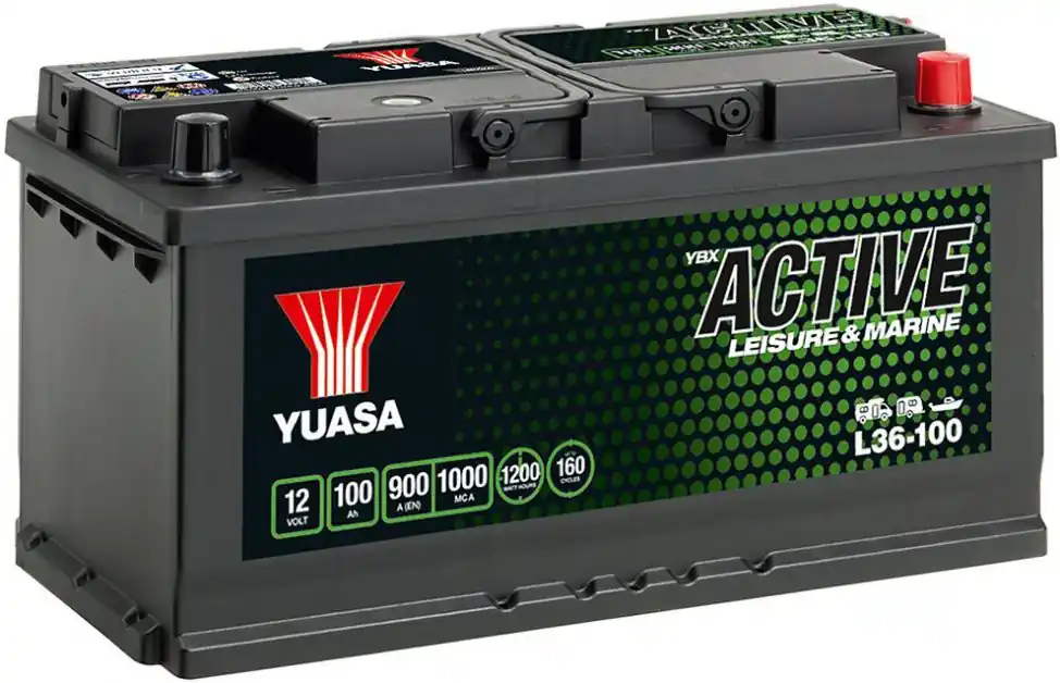 Ihned K Objednání Trakční baterie Yuasa YBX Active Leisure Marine 12V, 100Ah, 900A, L36-100