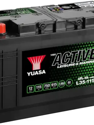 Sezónní Sleva Trakční baterie Yuasa YBX Active Leisure Marine 12V, 115Ah, 750A, L35-115