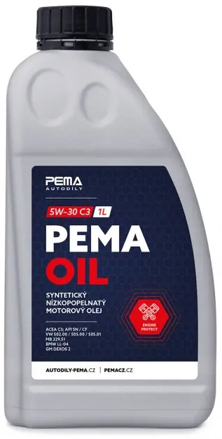 Poslední Šance Motorový olej PEMA OIL C3 5W-30, 1L