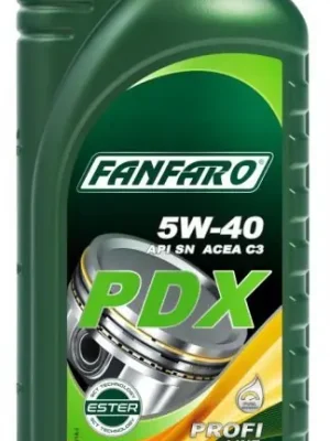 Motorový olej Fanfaro PDX 5W-40, 1L Vysoce Kvalitní