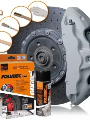 Foliatec dvousložková barva na brzdy, šedá (Circuit grey) Bezpečná Platba