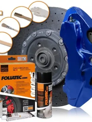 Foliatec dvousložková barva na brzdy, modrá (Performance blue metallic) Rychlé Dodání