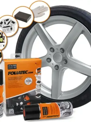 Foliatec sada pro lakování alu kol, stříbrná metalická, 3x400ml Nejlepší Volba