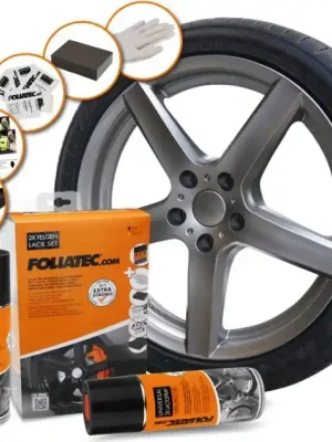 Foliatec sada pro lakování alu kol, šedá metalická, 3x400ml Nízká Cena