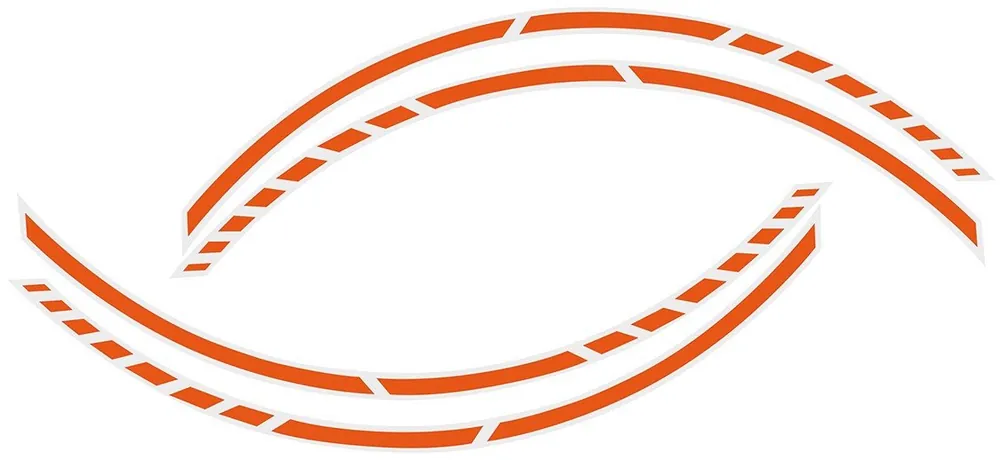 Foliatec samolepící linka na obvod kola Racing, oranžová Bezpečná Platba