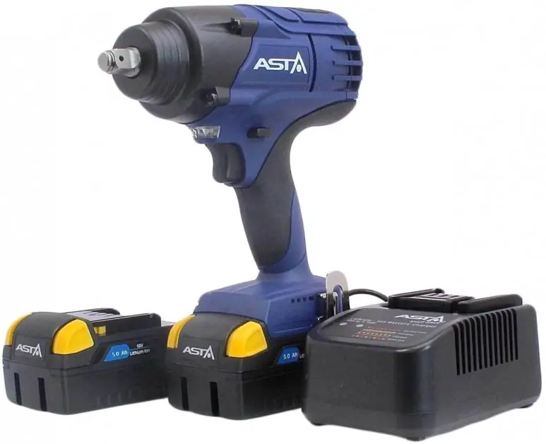 Aktuální Aku rázový utahovák 1/2", extra výkonný 1250 Nm, 18V, 2x 5.0Ah Li-Ion - ASTA A-BA1250 A-BA1250