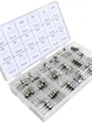 Autopojistky skleněné trubičkové, 0,5-30 A, 6x30 mm, pro autoveterány, sada 180 ks - ASTA A-TC521 Odeslání Ihned