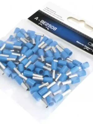 Dutinové elektrické konektory - dutinky 2,5 mm2, 100 ks - ASTA A-BE2508 Zlevněný