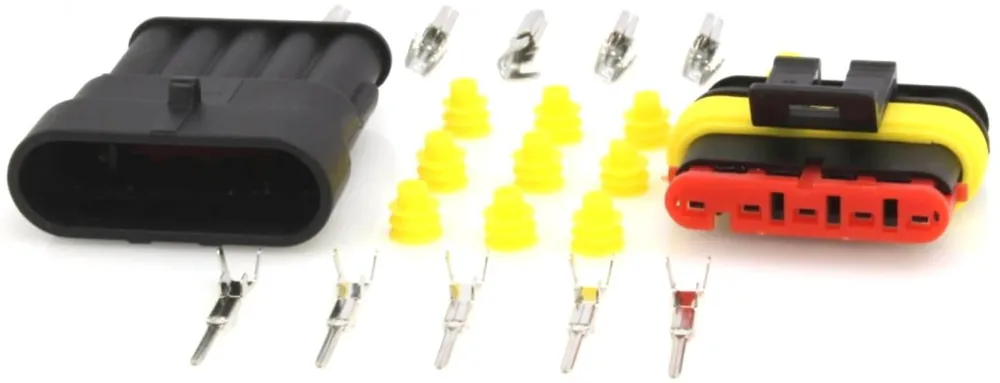 Cenově Výhodný Elektrický konektor vodotěsný, tzv. štekr, pětikontaktový, 5P/1,5 - ASTA A-SSC515/1