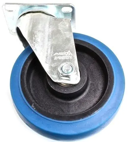 Kolo pro vozíky 125 x 30 mm, s otočným držákem, nosnost 100 kg - ASTA A-W4BTPR Hit Sezóny