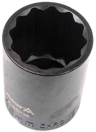 Nejlepší Volba Nástrčná kovaná hlavice na matice hnacích hřídelí 1/2" 36 mm, 12hran - ASTA A-S8P36