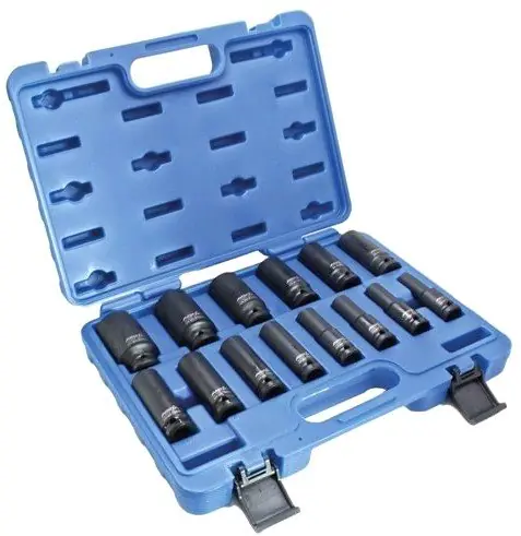 Nástrčné hlavice 1/2" úderové, multiprofilové Gear Lock, 14 ks - ASTA A-I14GL Nová Kolekce