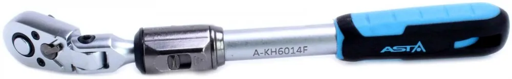 Nízká Cena Ráčna teleskopická s kloubem 1/4", délka 200 - 255 mm, 60 zubů, s přepínáním - ASTA A-KH6014F