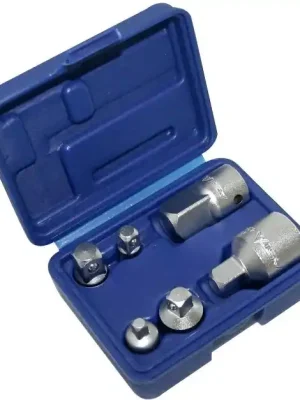 Cenová Bomba Redukce čtyřhrany 1/4", 3/8", 1/2", 3/4", různé adaptéry, sada 6 ks - ASTA A-6HAS