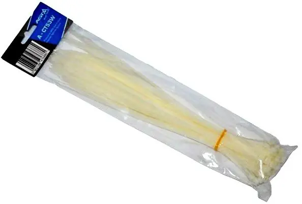 Stahovací pásky 5 x 300 mm, 50 kusů, bílá barva - ASTA A-CT53W Pouze Dnes