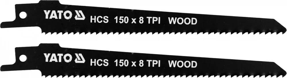 Yato pilové listy HCS 150MM 8TPI 2ks YT-33923 Cenová Bomba