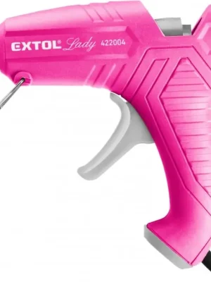 Přímo Od Výrobce Pistole tavná lepící, ⌀11mm, 40W, růžová EXTOL LADY