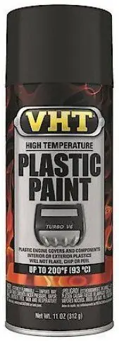 VHT Plastic Paint, matná černá, 325ml Aktuální
