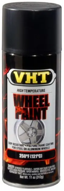VHT Wheel Paint, saténová černá, 325ml Vrácení Zdarma