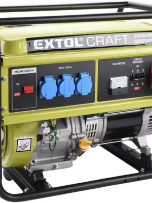 Elektrocentrála benzínová, 13HP/5,5kW (400V) 3x1,8kW (230V) EXTOL CRAFT Omezená Nabídka