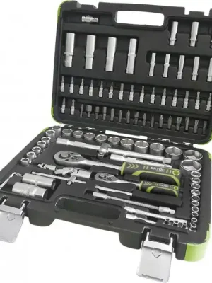 Novinka Hlavice nástrčné, sada 94ks, 1/4", 1/2" EXTOL CRAFT