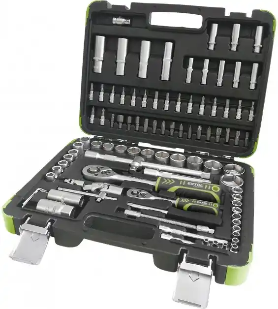 Novinka Hlavice nástrčné, sada 94ks, 1/4", 1/2" EXTOL CRAFT