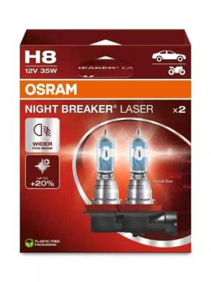 Horká Nabídka Žárovka Osram H8, Night Breaker Laser 64212NL-2HB