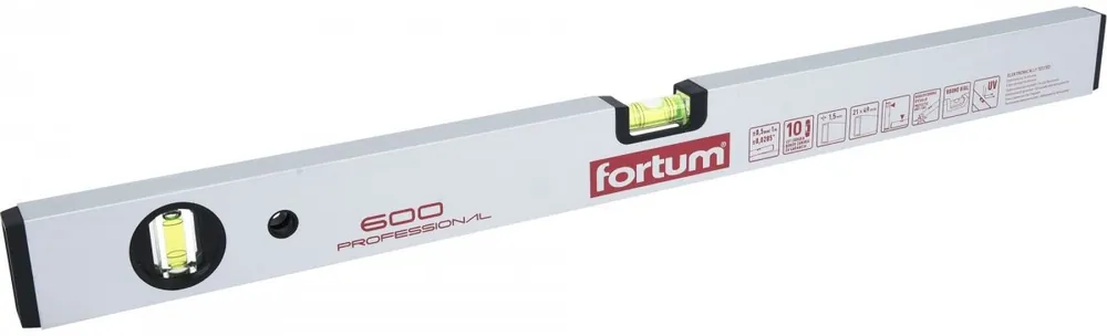 Vodováha profesionální, 600mm FORTUM Finální Výprodej