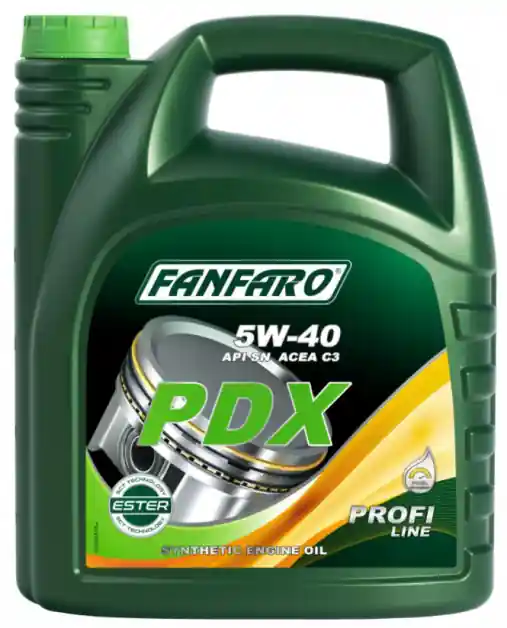 Speciální Cena Motorový olej Fanfaro PDX 5W-40, 5L