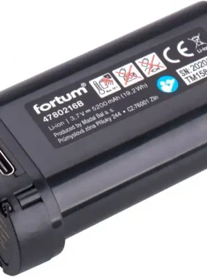 Baterie akumulátorová k laserům, 3,7V, Li-ion, 5200mAh (19,2Wh) FORTUM Hit Sezóny