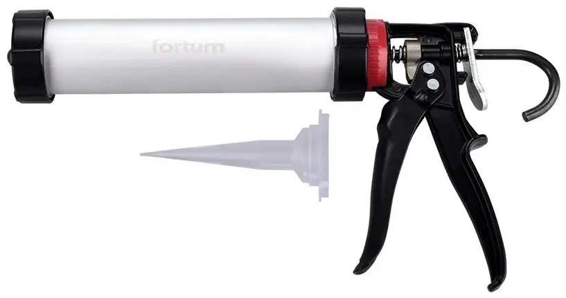 Značkový Pistole vytlačovací PROFI "TUBUS", 400 ml FORTUM