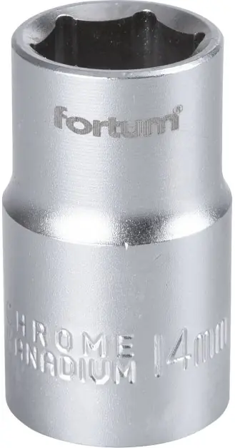 Novinka Hlavice nástrčná 1/2", 14mm, L 38mm FORTUM