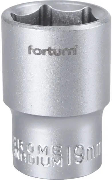Nová Kolekce Hlavice nástrčná 1/2", 19mm, L 38mm FORTUM