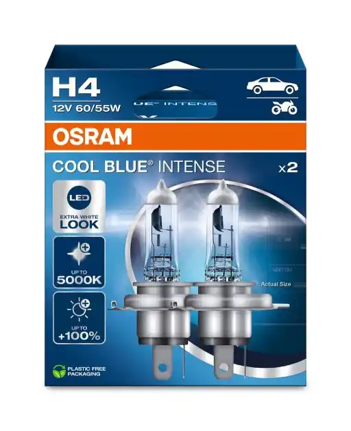 Vysoce Kvalitní Žárovka Osram H4, Cool Blue Intense Next Gen. 64193CBN-2HB