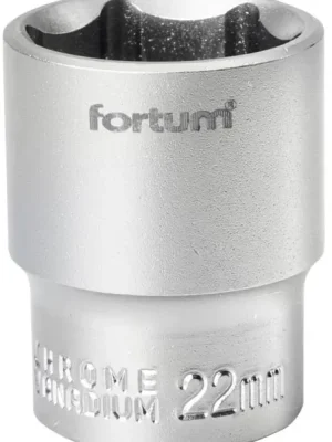 Hlavice nástrčná 1/2", 22mm, L 38mm FORTUM Vysoce Kvalitní