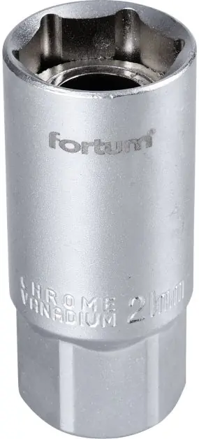 Hlavice nástrčná na zapalov. svíčky 1/2", 21mm, L 65mm, magnet FORTUM Hit Sezóny