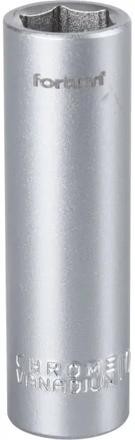 Hlavice nástrčná prodloužena 1/4", 10mm, L 50mm FORTUM Tovární Cena