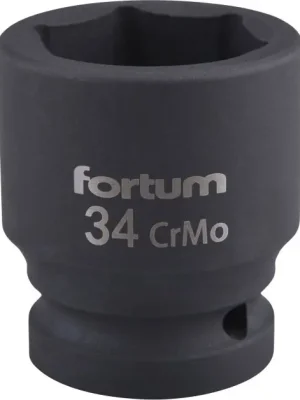 Hlavice nástrčná rázová 3/4", 34mm, L 57mm FORTUM Cenově Výhodný