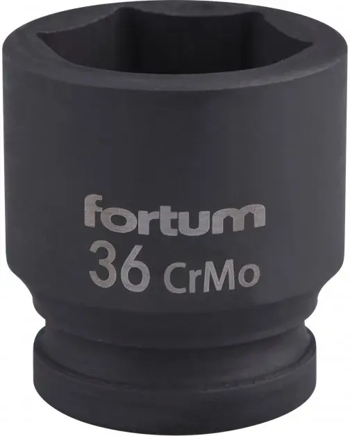 Hlavice nástrčná rázová 3/4", 36mm, L 57mm FORTUM Akce