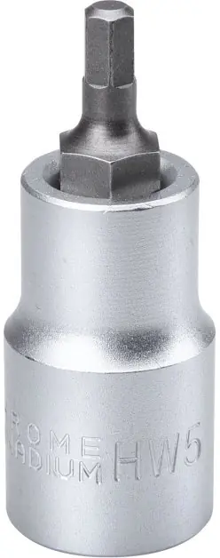 Oblíbený Hlavice zástrčná 1/2" imbus, H 5, L 55mm FORTUM