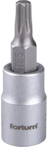 Hlavice zástrčná 1/4" hrot TORX, T 25, L 37mm FORTUM Levný
