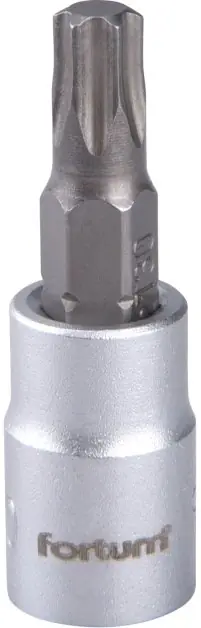 Nová Kolekce Hlavice zástrčná 1/4" hrot TORX, T 30, L 37mm FORTUM
