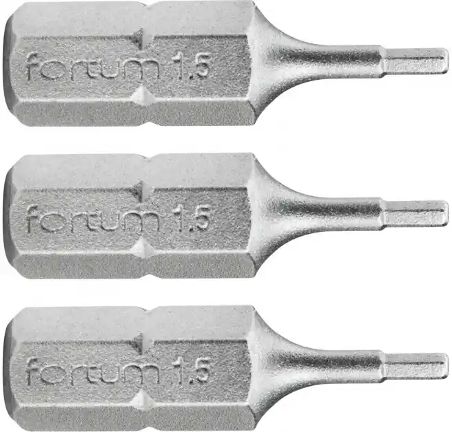 Akce Hrot imbus sada 3ks, H 1,5x25mm, S2 FORTUM