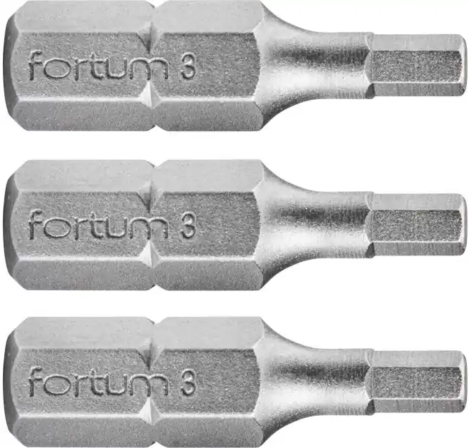 Hrot imbus sada 3ks, H 3x25mm, S2 FORTUM Značkový