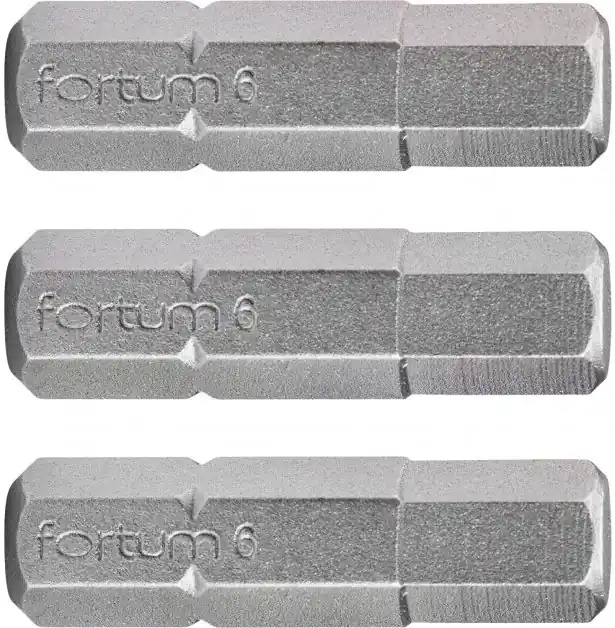 Tovární Cena Hrot imbus sada 3ks, H 6x25mm, S2 FORTUM