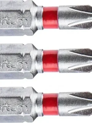 Hrot křížový phillips, sada 3ks, PH 1x25mm, S2 FORTUM Časově Omezené